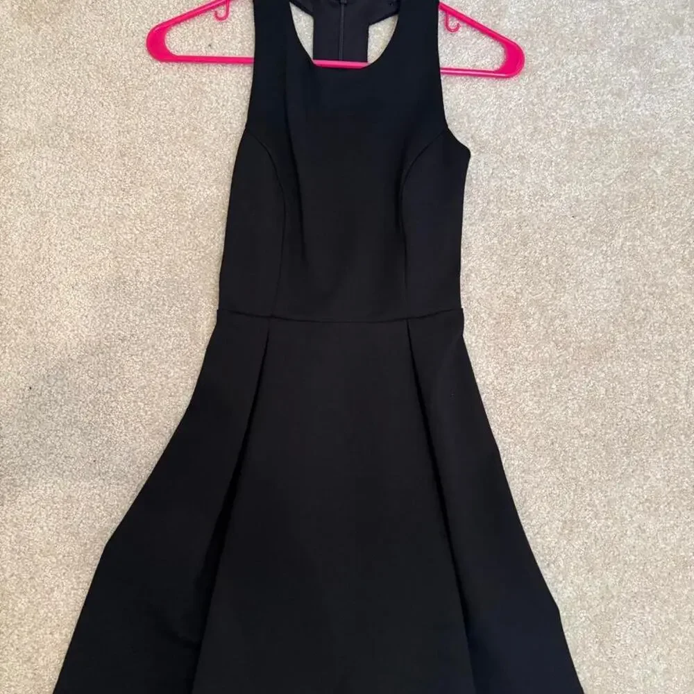 Lulus black mini dress with